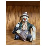 Emmett Kelly Clown Music Box Bottle