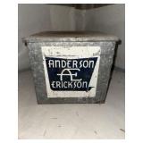 Galvanized Andersen Erickson milk box
