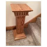 Wood plant stand