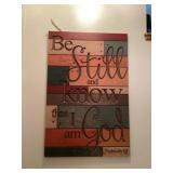 Religious wood wall decor