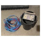 Extension cord and mop bucket