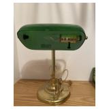 Bankers light- glass is chipped