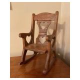 Handmade Doll rocking  Chair