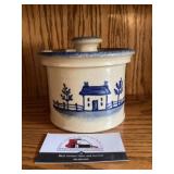 New Harmony Earlham Iowa Stoneware Crock