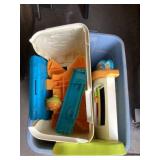 Tote of toys