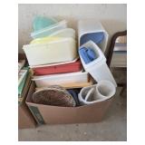 Large Box of Tupperware and Storage Containers