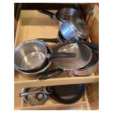 Pots, pans and kitchenware