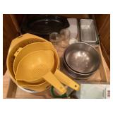 Tupperware and various pans
