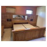 King size bed with surround