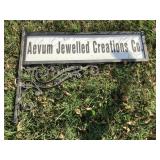 Aevum Jewlery metal sign