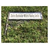 Charles Blackwater Natural Healing center sign
