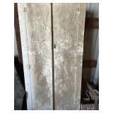Rustic wood cabinet