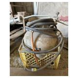 Grass burner and tank