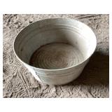 Galvanized tub