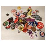 Vintage buttons and pins