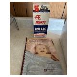 AE Baby Book and milk carton