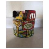 Tin Litho Tippy Toy Train
