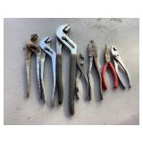 Channel locks, pliers