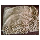 Gold Colored Chenille blanket
