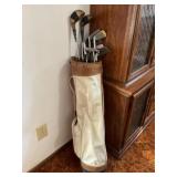 Golf Clubs and bag