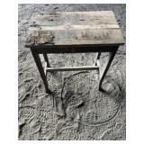 Rustic table 20 in x 11 in x 30 in