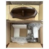 New Wood Sconces, Mirror  and Shelf