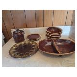 Brown Stoneware Dishes