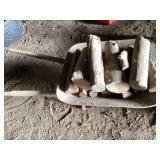 Wheel barrow of wood