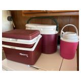 Three coolers