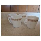 Pyrex Butterfly Gold Mugs