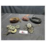Vintage and ornate belts