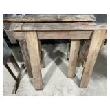 Wooden saw horses