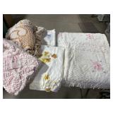 Chenille blankets and misc