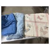 Quilt and Chenile blankets
