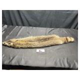 Tanned raccoon fur