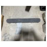 Boat trailer guide board