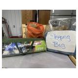 Tent and sleeping bag