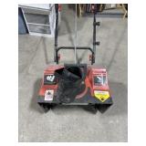 24 volt snow blower