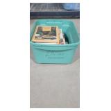 Small tote with cookbooks