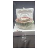 Holiday ceramic nesting bowls