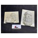 Vintage plastic Christmas molds