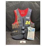 Jeff Gordon life jacket