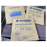 Suzuki shift and throttle cables and remote cables