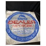 Sierra Dealer banner sign