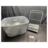 Glassware and display stand