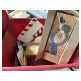 Gift boxes and misc wooden decor