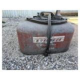 Evinrude metal marine gas can