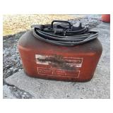 Metal Johnson marine gas can
