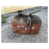 Evinrude metal marine gas can