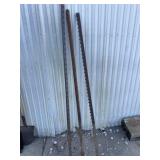Metal fence posts